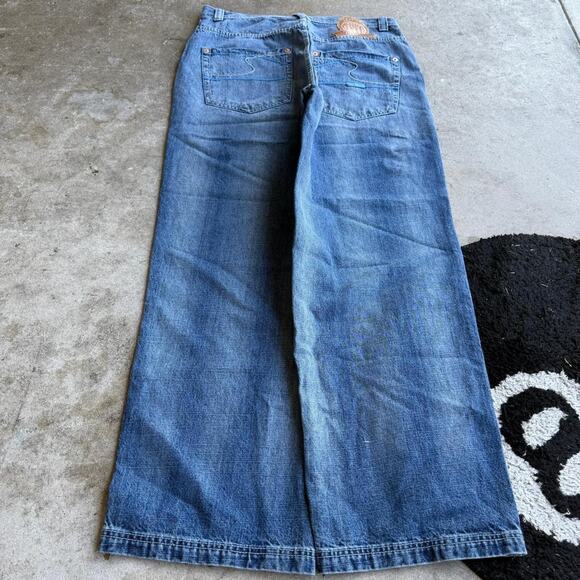 Y2K Vintage Barefox Baggy Faded Jeans - Picture 1 of 7